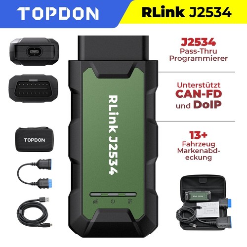 Topdon rlink j2534 auto - topdon,