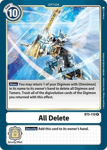 All delete bt5 - all,
