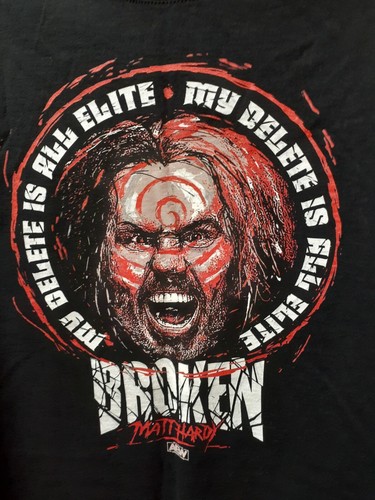 Shirt nera matt hardy broken - t-shirt,